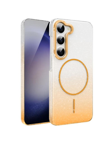 Cover Galaxy S23 5G MagSafe Nero Glitter | Melacompro