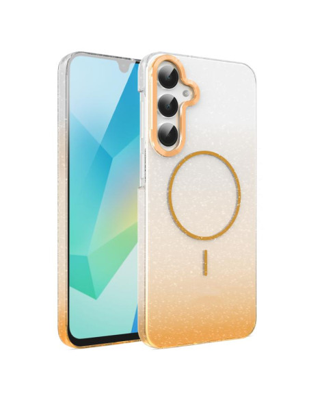 Cover Galaxy A16 5G MagSafe Glitterato Nero | Melacompro