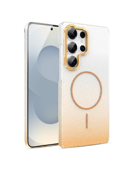 Cover Galaxy S25 Ultra MagSafe Nero Glitter | Melacompro