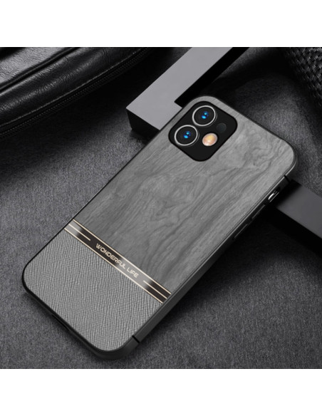 Cover iPhone 11 Antiurto Marrone Grigio | Melacompro