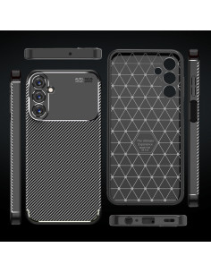 Cover Galaxy A15 TPU Fibra di Carbonio Nero | Melacompro 2
