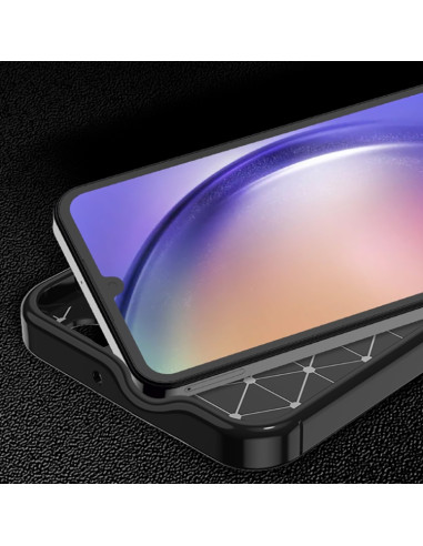 Cover Galaxy A15 TPU Fibra di Carbonio Nero | Melacompro