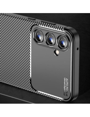 Cover Galaxy A35 TPU Fibra di Carbonio Nero | Melacompro