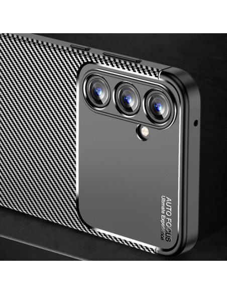 Cover Galaxy A35 TPU Fibra di Carbonio Nero | Melacompro