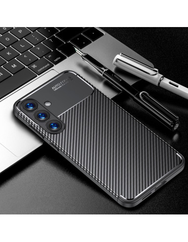 Cover Galaxy S25 Edge 5G Fibra Carbonio Nero | Melacompro