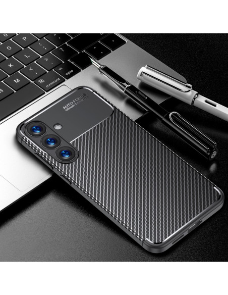 Cover Galaxy S25 Edge 5G Fibra Carbonio Nero | Melacompro