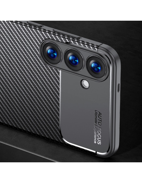 Cover Galaxy S25 Edge 5G Fibra Carbonio Nero | Melacompro
