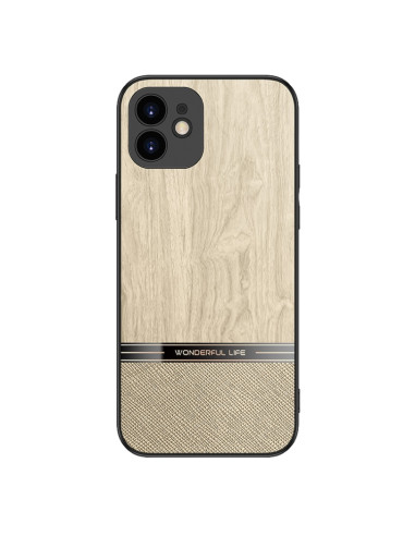 Cover iPhone 11 Antiurto Marrone Wood | Melacompro