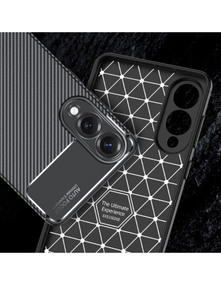Cover Galaxy S25 Edge 5G Fibra Carbonio Nero | Melacompro
