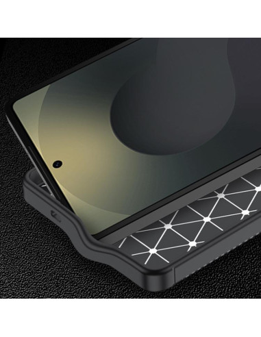 Cover Galaxy S25 Edge 5G Fibra Carbonio Nero | Melacompro