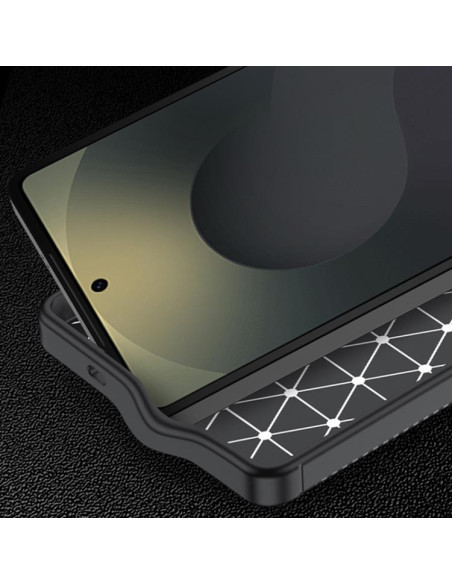 Cover Galaxy S25 Edge 5G Fibra Carbonio Nero | Melacompro