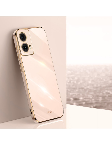 Cover Moto G85 TPU Viola Ciliegia Rosa | Melacompro