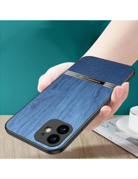 Cover iPhone 11 Antiurto Marrone Wood | Melacompro