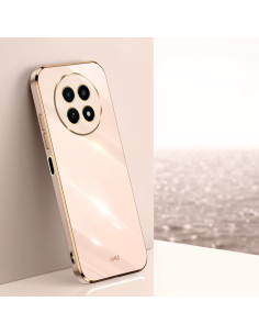 Cover Realme 12 5G TPU Blu Scuro Magic Shield Rosa