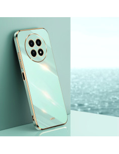 Cover Realme 12 5G TPU Blu Scuro Magic Shield Menta Verde