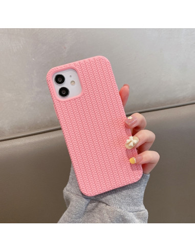 Cover iPhone 11 Silicone Blu Mare Rosa | Melacompro