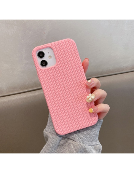 Cover iPhone 11 Silicone Blu Mare Rosa | Melacompro