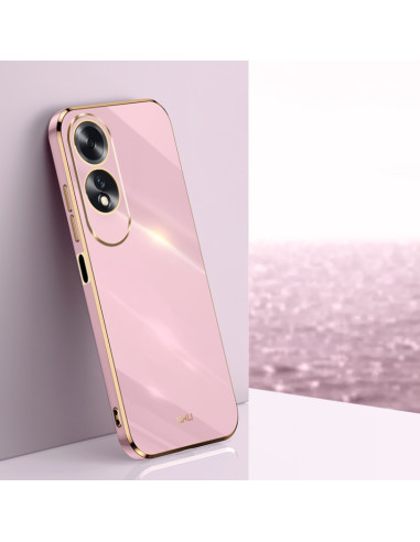 Cover Oppo A60 4G TPU Bianca Cherry Viola | Melacompro