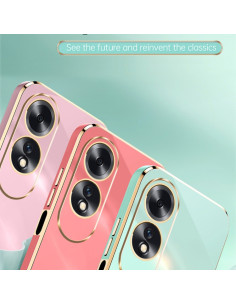 Cover Oppo A60 4G TPU Bianca Cherry Viola | Melacompro 2