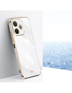 Cover Oppo A5 Pro 5G TPU Menta con Bordi Dritti Bianco