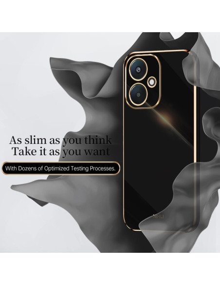 Cover Redmi 13C TPU Bianca Bordi Dritti Celestial Blu | Melacompro