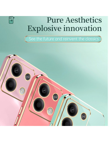 Cover Redmi Note 13 4G TPU Nero Menta Verde | Melacompro