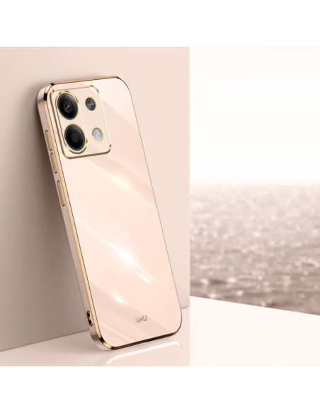 Cover Redmi Note 13 Pro 4G TPU Nero Rosa | Melacompro