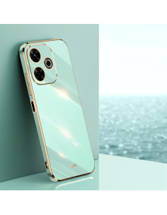 Cover Redmi 13 4G TPU Ibrido Nero Multicolore Menta Verde