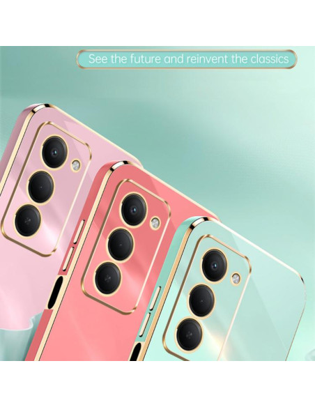 Cover Xiaomi 15 TPU Menta Bordi Dritti Rosa | Melacompro