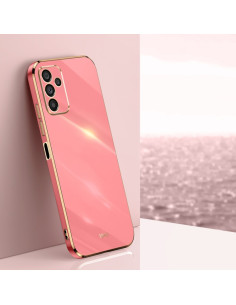 Cover Galaxy A14 5G TPU Blu Scuro Contrasto Hawthorn Rosso