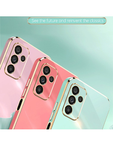 Cover Galaxy A14 5G TPU Blu Scuro Cherry Viola | Melacompro