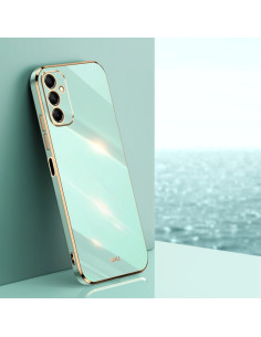 Cover Galaxy A15 5G TPU Flanella Nero Menta Verde