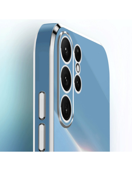 Cover Galaxy S24 Ultra TPU Flanella Nero Menta Verde | Melacompro