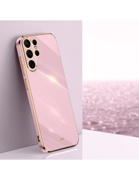 Cover Galaxy S24 Ultra TPU Flanella Nero Cherry Viola | Melacompro