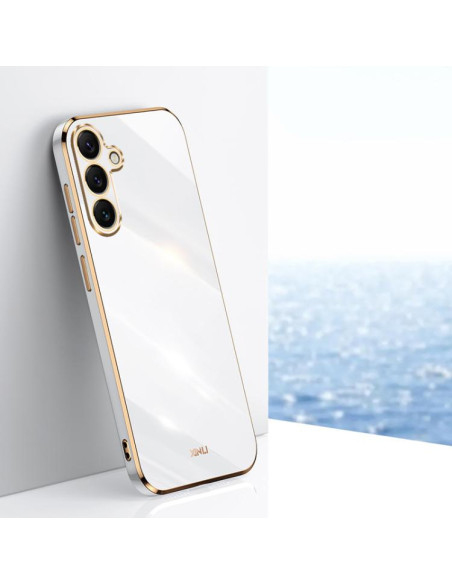Cover Galaxy S25 TPU Electroplate Menta Bianco | Melacompro