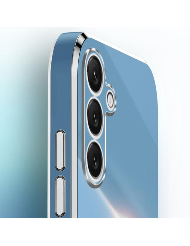 Cover Galaxy S25 TPU Electroplate Menta Bianco | Melacompro