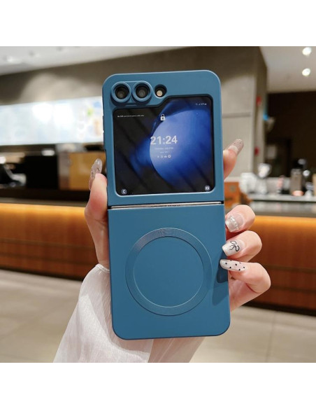 Cover Galaxy Z Flip5 Silicone Blu Royal Royal Blu | Melacompro