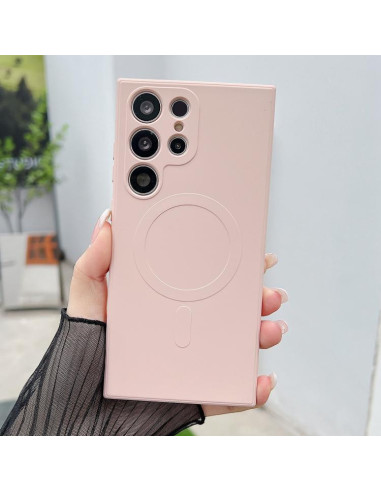 Cover Galaxy S25 Ultra 5G Silicone Blu Reale Rosa | Melacompro