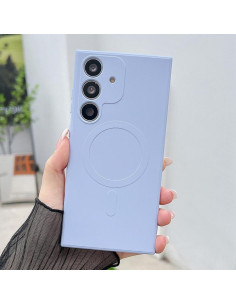 Cover Galaxy A16 Silicone Liquido Blu Reale Lilac Viola | Melacompro