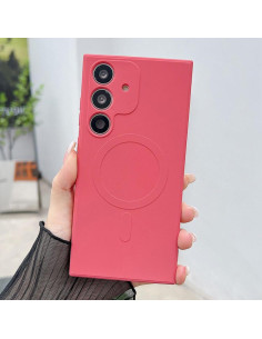 Cover Galaxy A16 Silicone Liquido Blu Reale Rosso | Melacompro