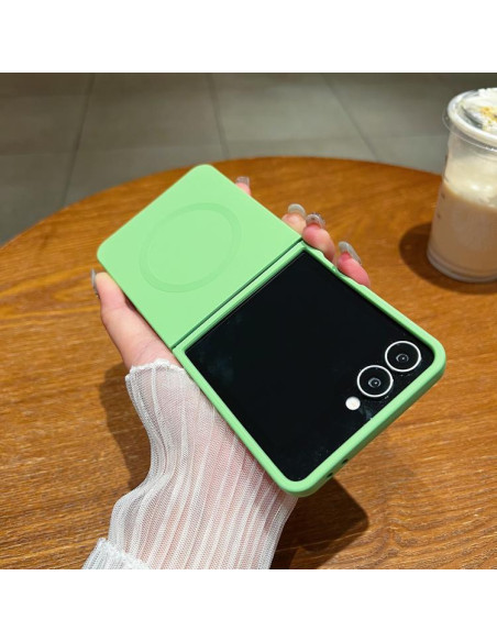 Cover Galaxy Z Flip7 5G Silicone Matcha Verde | Melacompro