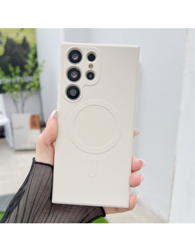 Cover Galaxy S23 Ultra Silicone Nero Bianco | Melacompro