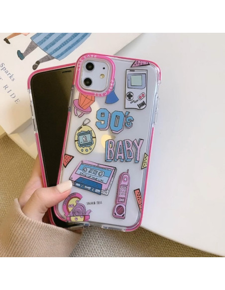 Cover iPhone 11 TPU Retro anni 90 | Melacompro