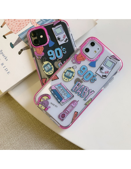 Cover iPhone 11 TPU Retro anni 90 | Melacompro