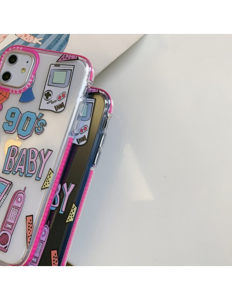 Cover iPhone 11 TPU Retro anni 90 | Melacompro