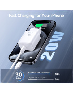 Cavo USB-C 60W Joyroom SA34-CC3 Verde Bianco | Melacompro 2