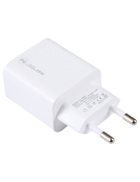Caricatore USB-C 25W Puntini Bianco | Melacompro