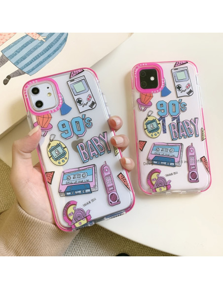 Cover iPhone 11 TPU Retro anni 90 | Melacompro