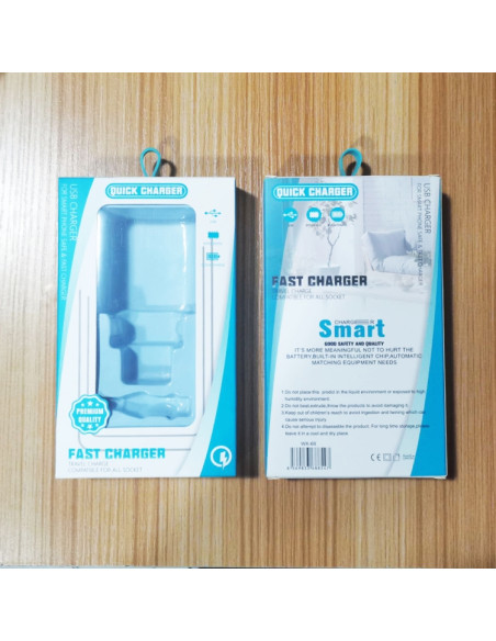 Caricabatterie USB 10W Doppia Porta Bianco | Melacompro