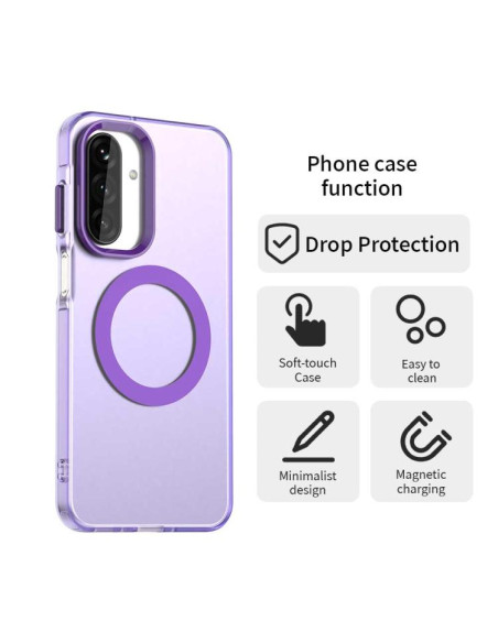 Cover Galaxy A17 4G PC TPU MagSafe Viola | Melacompro